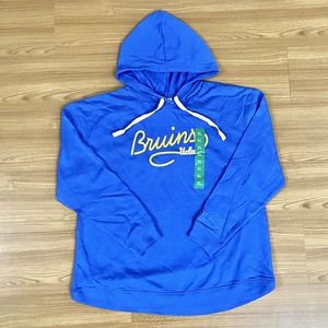 Champion UCLA Bruins Hoodie Sweatshirt Embroidered Spellout Size XL Blue New